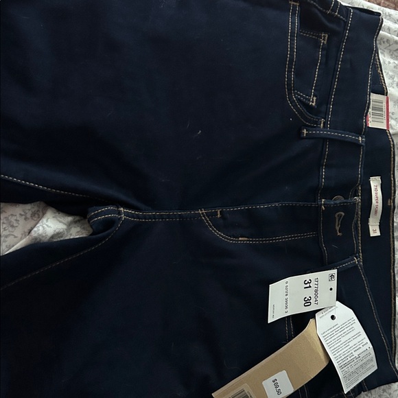 Levi's Women's 710 Super Skinny Jeans - Navy - Picture 6 of 12
